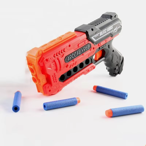 Estilo automático para pistola <span class=keywords><strong>de</strong></span> juguete Juego <span class=keywords><strong>de</strong></span> tiro continuo con balas blandas para niños Hecho <span class=keywords><strong>de</strong></span> pistola <span class=keywords><strong>de</strong></span> juguete <span class=keywords><strong>de</strong></span> dardo <span class=keywords><strong>de</strong></span> espuma suave - Product Image 3