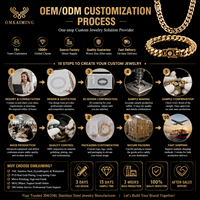 Collier chaîne cubaine personnalisé en acier inoxydable 316L, plaqué or PVD, polissage miroir, étanche, par un fabricant de bijoux