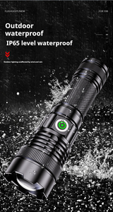 20W <span class=keywords><strong>LED</strong></span> Được Xây Dựng Trong Pin Đèn Pin USB Có Thể Sạc Lại Phạm Vi 1500 Mét <span class=keywords><strong>Torch</strong></span> Ánh Sáng Đèn Pin - Product Image 6