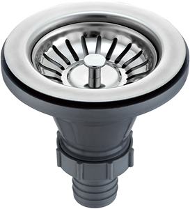 1.5 Inch Plastic Stainless Steel <strong>Sink</strong> Drain <strong>Basket</strong> <strong>Strainer</strong> LB-9127 - Product Image 3