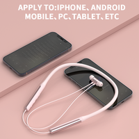 Écouteurs SIBYL, tour de cou, intra-auriculaires, sans fil, pour téléphone portable, haut de gamme, haut-parleur sans fil sport, stéréo, double haut-parleur, écouteurs