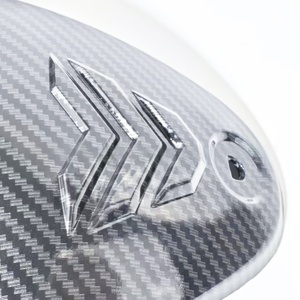 Pièces de moto, couvre-tête de direction, adapté à Yamaha XMAX300 20-24, couvre-tête de direction modifié, motif en fibre de carbone - Product Image 2