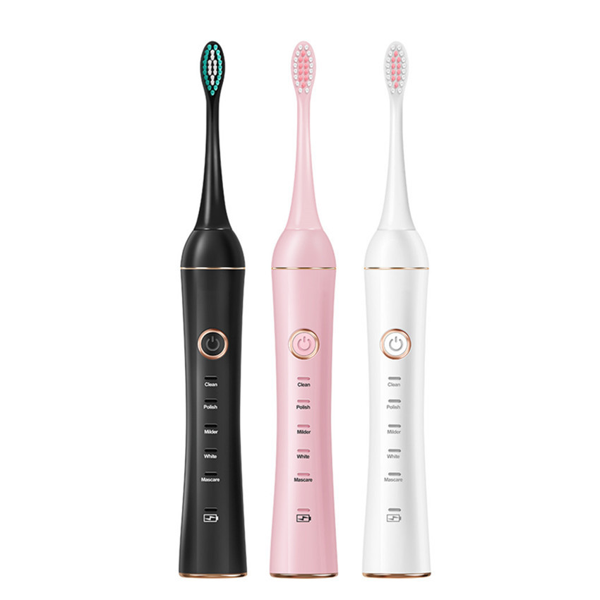 Automatic Whitening Smart Oral Toothbrush Waterproof Toothbrush With Automatic Timer Silk Toothbrush Electric