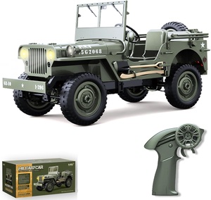 Camioneta <span class=keywords><strong>Todoterreno</strong></span> a Escala 1:10 EPT D888 Willys RC Crawlers, 2.4Ghz 4WD, Vehículo <span class=keywords><strong>Todoterreno</strong></span> con Luces, Camioneta RC - Product Image 1