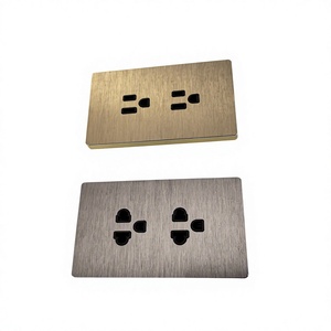 Copertura per Interruttore a Levetta in Alluminio Standard USA 118 Premium, Fornitura Diretta dalla Fabbrica, Placca per Presa a Muro per Progetti Residenziali e Alberghieri - Product Image 6