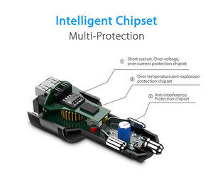 QC3.0 Cargador de coche rápido Bluetooth 5,0 Transmisor FM Kit de manos libres inalámbrico Coches Unidad flash USB Reproductor de MP3 - Product Image 4