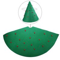 3D DIY Filz Weihnachts baum Set mit hängenden Ornamenten Geschenke für Kinder Neujahr Weihnachten Dekorationen Kleinkinder Geschenk