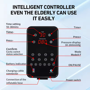 Masajeador de Piernas Inteligente con Ondas de Aire, Compresión de 8 Zonas, Intensidad y Tiempo Ajustables, Silencioso para Uso Doméstico, Mejora la Circulación - Product Image 3