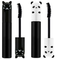 Tête de chat de dessin animé personnalisée, tube de mascara creux en plastique, matériau ABS, bouchon à vis, eye-liner, croissance des cils, cosmétiques liquides