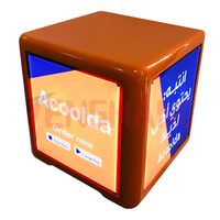 Boîte de livraison LED pour moto 4G GPS en plein air, boîte d'affichage LED pour la nourriture et la publicité, pour les vélos de livraison et de plats à emporter