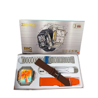 Montre intelligente Z85Max pour hommes et femmes, écran Ultra HD 2.01, étanche IP68, application RD Fit, batterie 460 mAh, charge sans fil, bracelet en métal, appels