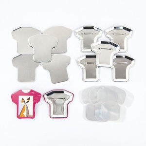 Bộ dụng cụ làm huy hiệu hình áo thun khuyến mãi HOT + Máy ép huy hiệu + Dao cắt giấy + 1000 bộ phụ kiện làm huy hiệu ghim áo thun - Product Image 4