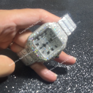 Orologio da Polso Automatico di Lusso Hip Hop con Diamanti Sintetici <span class=keywords><strong>Colorati</strong></span> VVS, Supera il Test del Diamante - Product Image 2