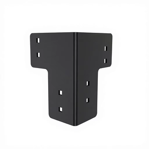 Supporto per Pergola Moderna Minimalista Personalizzata, Pali per Recinzione, Pezzi di Collegamento Triangolari in Ferro Battuto - Product Image 4