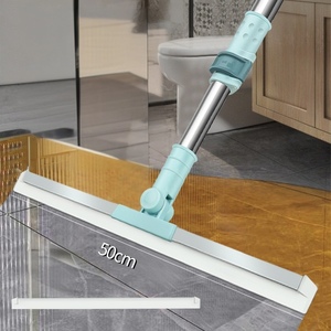 <span class=keywords><strong>Balai</strong></span> de nettoyage en silicone, raclette anti-poussière, raclette à double usage (humide et sec) pour sols et vitres, idéale pour le nettoyage des salles de bain et des douches domestiques - Product Image 3