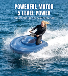 Jet ski gonflable, moto portable avec propulsion, flotteur gonflable à moteur pour lac et océan - Product Image 2