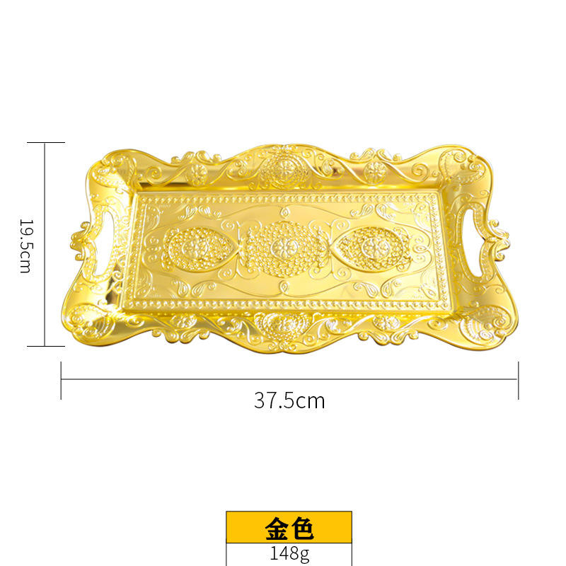 820 grande assiette-or