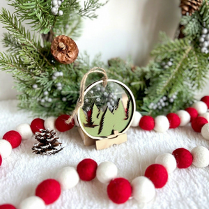 Handmade Wooden Decorative Tag Holiday <b>Wall</b> Hanging <b>Christmas</b> <b>Wall</b> Accent Seasonal <b>Tree</b> Ornament Winter Decoration Yuletide - Product Image 1