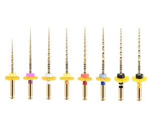 File putar endodontik gigi Niti Rotary Universal Endo File panas diaktifkan emas diperlakukan File endodontik - Product Image 5