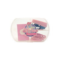 Prix usine Macaron couleur ventilateur agrafeuse Machine à relier à main dessin animé ensemble Vertical mignon Mini agrafeuse
