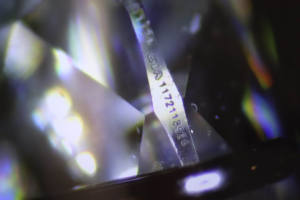 ダイヤモンドUVレーザーインスクリプションマーキングマシンGIA認定ダイヤモンドガードル彫刻 - Product Image 6