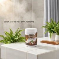 Série de masques capillaires multi-formules Bioxcim : Huile d'argan, noix de coco, aloe vera, grenade, avocat, lait – Nourrissant et réparateur – Vente en gros pour salons – 1000 ml