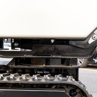 Mini-dumper hydraulique sur chenilles HT1200 HIGHTOP, petite benne de 1,2T, brouette motorisée haute durabilité