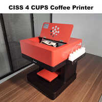 Imprimante à café 3D pour l'impression couleur sur la mousse de café, petite machine d'impression alimentaire, impression sur le café avec encre comestible