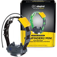 Dogtra Pathfinder2 Mini Penerima Tambahan GPS Tracker Collar Hitam Lampu LED Tahan Air Pelacakan Waktu Nyata