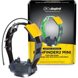 Dogtra Pathfinder2 <b>Mini</b> Additional Receiver GPS Tracker Collar Black <b>LED</b> <b>Light</b> Waterproof Real Time Tracking - Product Image 1