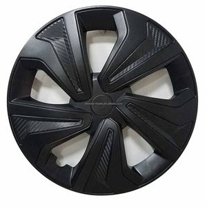 Deux couleurs <span class=keywords><strong>13</strong></span> 14 15 <span class=keywords><strong>pouces</strong></span> couverture de volant de voiture noir et argent <span class=keywords><strong>enjoliveurs</strong></span> de direction couvre-volant chauffant en PP ou ABS - Product Image 3