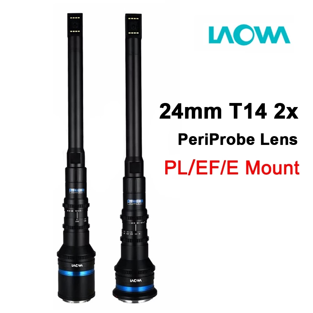 Laowa 24mm T14 2x Periprobe Lens for Canon EF & Sony E Mounts