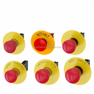 ปุ่มหยุดฉุกเฉินแบบเห็ดของเยอรมนีแท้ ขนาด 22 มม. รุ่น 3SU1150-1HA20-1FG0 - Product Image 1