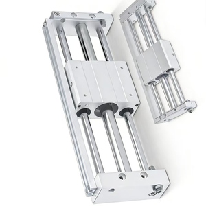 Cilindro Neumático sin Vástago Serie CY1L, Cilindro <span class=keywords><strong>de</strong></span> Aire con Guía Lineal <span class=keywords><strong>de</strong></span> Acoplamiento Magnético para Automatización - Product Image 3