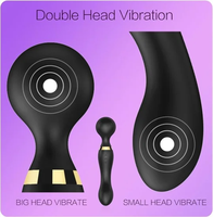 Masseur vibrant silencieux rechargeable à 20 vitesses, double tête en silicone, grand masseur corporel complet pour adultes, jouets pour femmes, CE RoHS