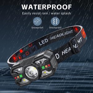 ไฟฉายคาดศีรษะ LED อัจฉริยะแบบเหนี่ยวนำรุ่นใหม่ ขนาดเล็ก พกพาสะดวก ตัวเครื่องทำจากพลาสติก ABS ชาร์จผ่าน USB เหมาะสำหรับตั้งแคมป์ - Product Image 3
