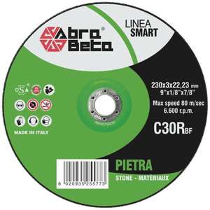 ABRA BETA - AB000790115 C30R - Depressed center <b>stone</b> <b>cutting</b> <b>discs</b> (multi-pack) - EAN 8020935215777 ABRASIVES <b>CUTTING</b> <b>DISCS</b> - Product Image 1
