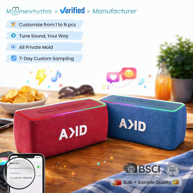 OEM ODM Manufacturer Customization Bass Woofer Outdoor Party Box Festival Camping Travel Portable Wireless Bluetooth Speaker