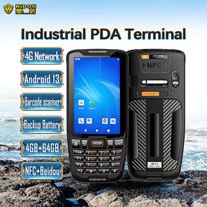 Escáner de Código de Barras de <span class=keywords><strong>Terminal</strong></span> Portátil PDA Qualcomm de 4 Pulgadas Más Barato de Fábrica con Lector RFID NFC/HF, Batería de Respaldo y Correas de Mano - Product Image 1