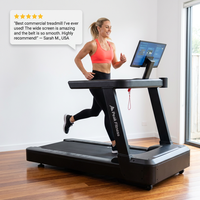 Fábrica de Equipos de Gimnasio, Caminadora con Pantalla Interactiva Comercial de Proyección Móvil para Fitness