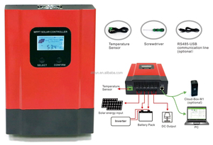 ประสิทธิภาพมากกว่า 99.5% ตัวควบคุม 12V/24V/36V/48V 60A 50A 40A แบบ MPPT หรือที่เรียกว่าตัวควบคุม MPPT - Product Image 2
