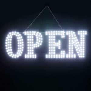 30 "x 10" lớn dẫn dấu hiệu mở cho doanh nghiệp, siêu sáng thiết kế độc đáo mở dấu hiệu với treo cài đặt, khả năng hiển thị cao mở - Product Image 1
