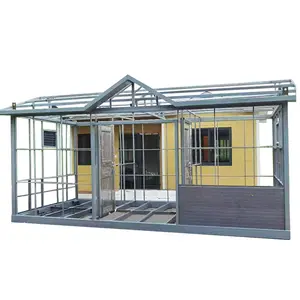 Nhanh chóng cài đặt mô-đun nhà Tiny nhà tiền chế kết cấu thép nhà biệt thự sang trọng hai tầng prefab nhà