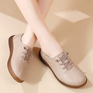 Mocasines planos informales de Invierno para mujer, zapatos cálidos sin cordones para otoño, verano, Primavera, para mamás, zapatos planos de mujer con punta a la moda - Product Image 2