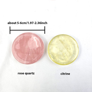 Ciotola Rotonda in Cristallo <span class=keywords><strong>Naturale</strong></span> Intagliata a Mano, <span class=keywords><strong>Quarzo</strong></span> Rosa e <span class=keywords><strong>Citrino</strong></span> Lucidato per Decorazione Casa - Product Image 4