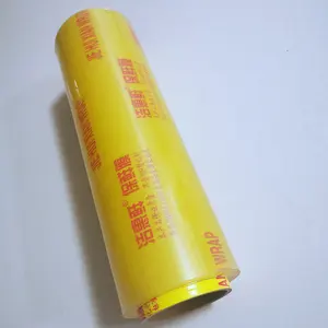 Waterproof PVC Poly Vinyl Chloride Adhesive Transparent Plastic Food Wrap PVC Stretch Cling Film For Food Wrapping