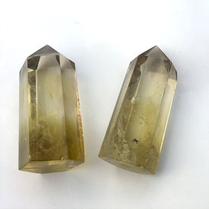 Smoky <span class=keywords><strong>Citrino</strong></span> Cristalli Pietre Curative Chiaro <span class=keywords><strong>Quarzo</strong></span> <span class=keywords><strong>Citrino</strong></span> Punti - Product Image 1