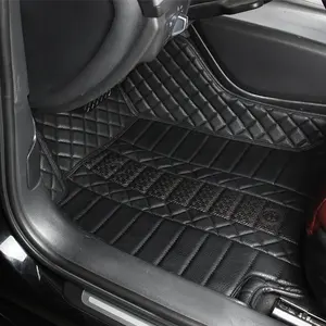HFTM المصنعين بيع الداخلية رسالة فرش سيارة للأقدام لأودي A6 جديد تصميم غطاء عتبة القماش المشمع المحمولة