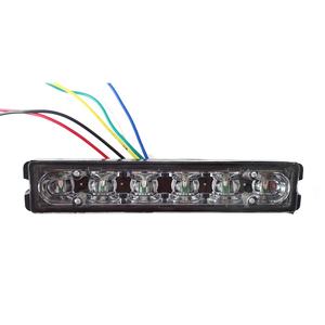 YUANHAO-Luz LED de doble color, <span class=keywords><strong>Mini</strong></span> rejilla de 3W IP67, 10-28V, 18 patrones intermitentes, luz estroboscópica de advertencia - Product Image 3