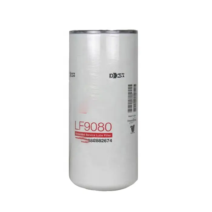 Unidade de gerador de filtro de óleo lf14000nn lf9080 2882674, acessórios para máquina escavadora de filtro de óleo